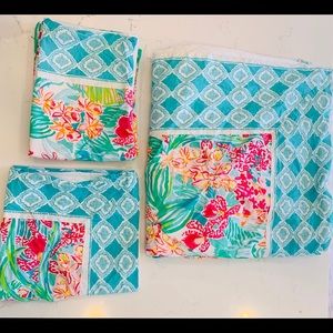 Lily Pulitzer Orchid bedding set